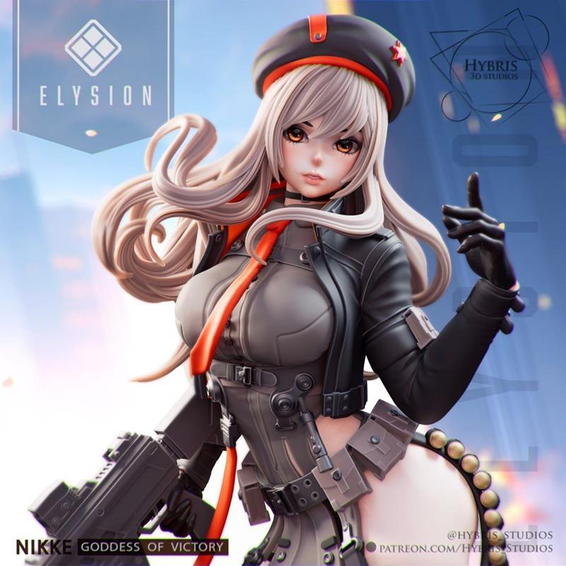 Hybris Studios《尼可女神：胜利之女神》3D打印模型|Hybris Studios – Rapi – Nikke Goddess Of Victory – 3D Print Model STL