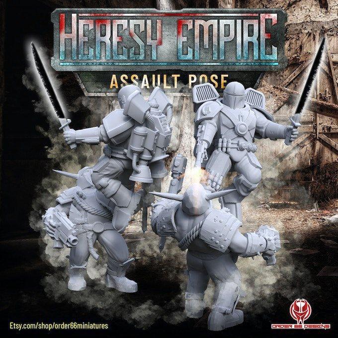 异端帝国迷你模型包 - 3D打印雕塑套装|Heresy Empire Miniatures Pack – 3D Print Model STL