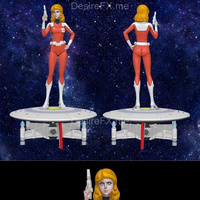 乔安（约翰）——未来舰长——火焰队长——3D打印模型|JOAN (Johann) – Captain Future – Capitaine Flam – 3D Print Model STL