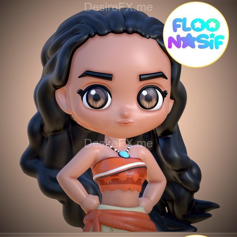Moana 3D打印模型|Moana – 3D Print Model STL