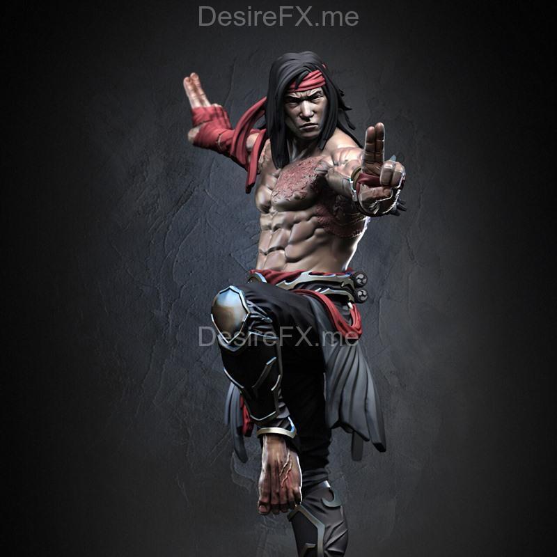 Liu Kang 3D打印模型 STL|Liu Kang Fanart – 3D Print Model STL