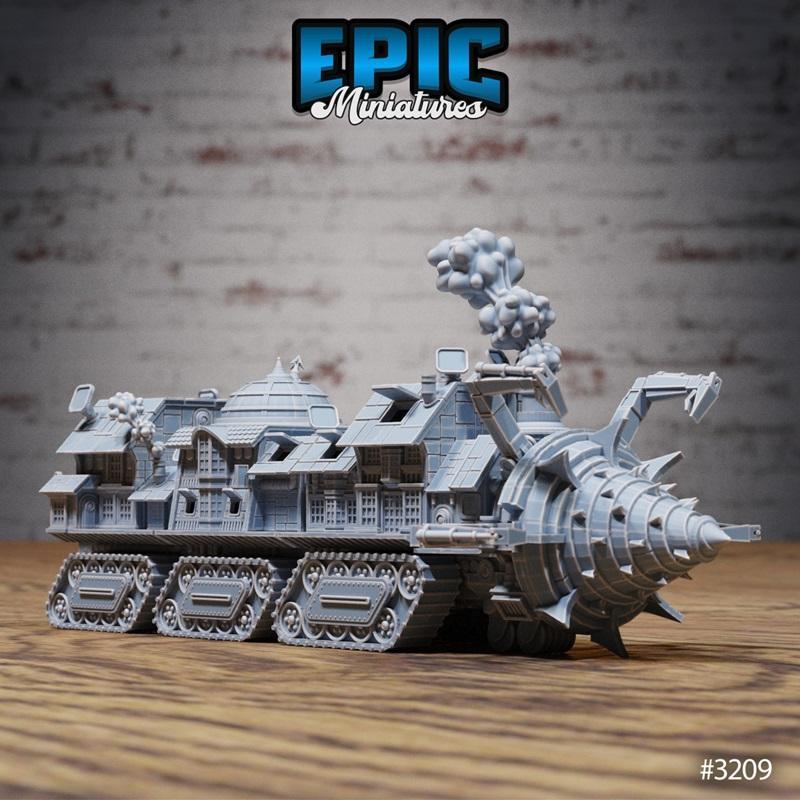 蒸汽朋克迷你模型：3D打印机械装置|Epic Miniatures – Steam Inventions – 3D Print Model STL