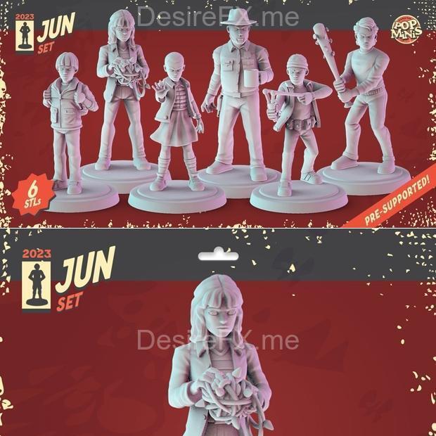 Pop Minis 2023年6月发布款——3D打印模型STL文件|Pop Minis June 2023 – 3D Print Model STL
