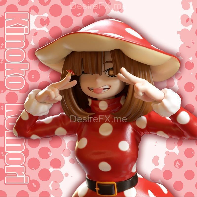 Kinoko Komori - 3D打印模型 - 《咒术回战》角色模型|Kinoko Komori – 3D Print Model STL