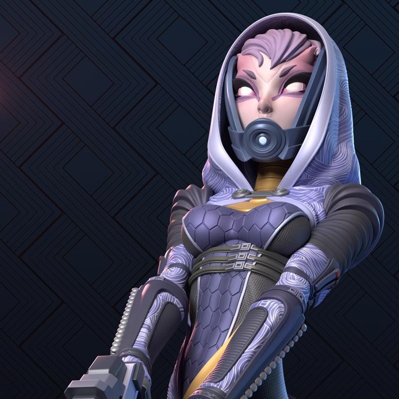 Dinamuuu3d 3D打印模型：TaliZorah角色模型|Dinamuuu3d – TaliZorah – 3D Print Model STL