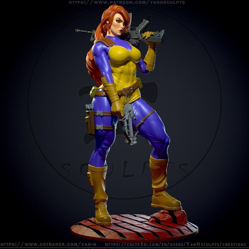 Scarlett 3D打印模型|Scarlett – 3D Print Model STL