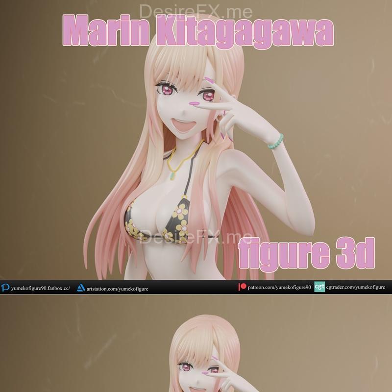 马林·高桥比基尼版3D打印模型|Marin Kitagawa bikini ver – 3D Print Model STL