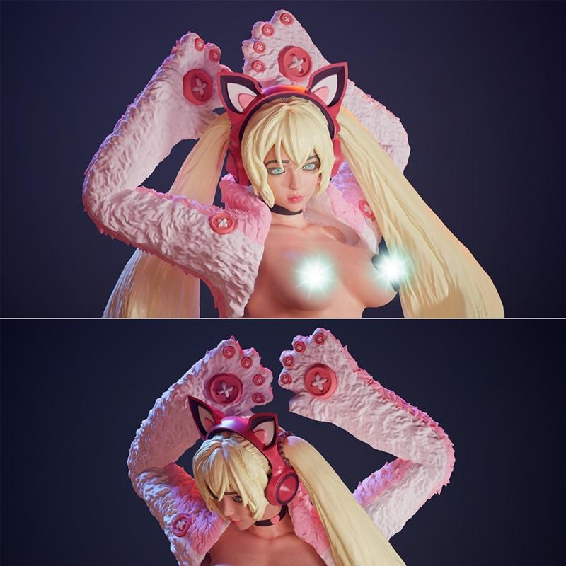 Tekkenekken Chagarin 3D打印模型|Lucky Chloe Fanart Tekkenekken Chagarin – 3D Print Model STL