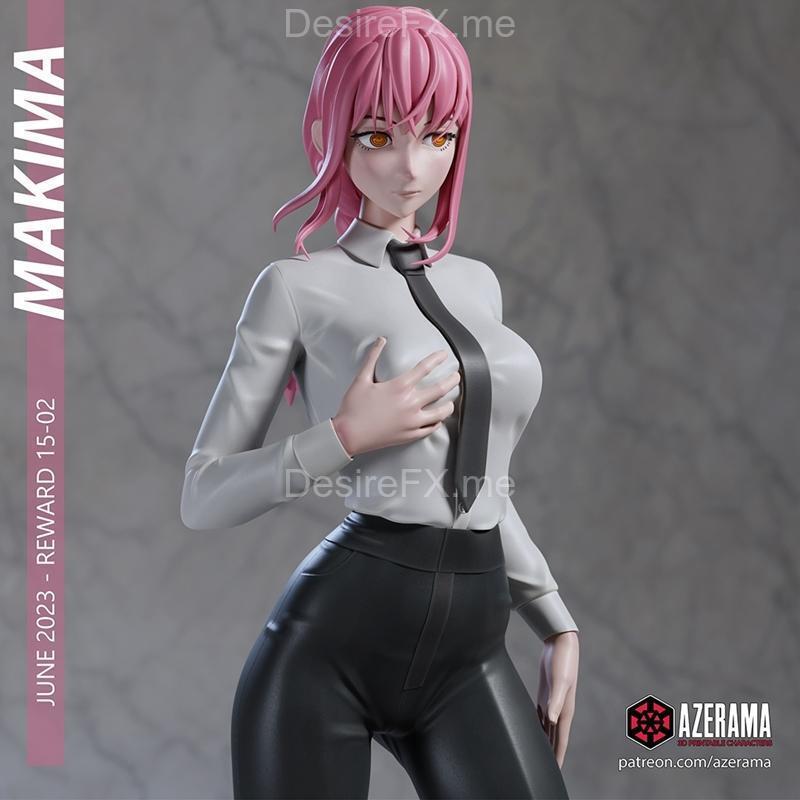 Azerama 3D打印模型：Makima角色造型套件|Azerama – Makima – 3D Print Model STL