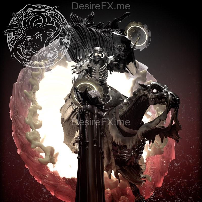 Berserk Skull Knight 3D打印模型|Berserk Skull Knight – 3D Print Model STL