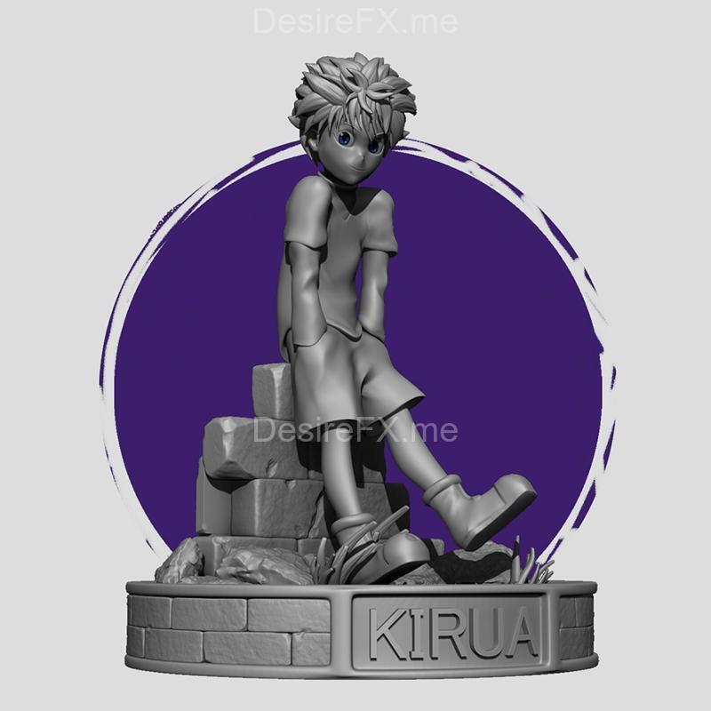 《咒术回战3D打印模型：Kira与Gon》|Kirua and Gon – Hunterxhunter – 3D Print Model STL