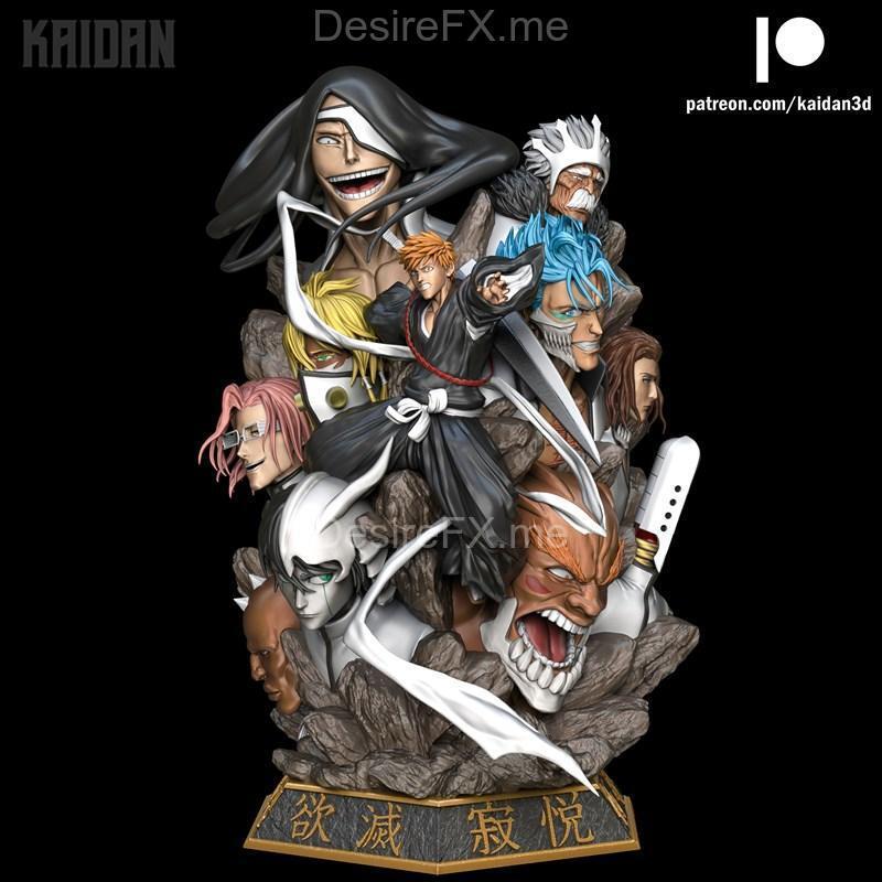 鬼灭之刃 vs 艾斯帕达 3D打印模型|Ichigo vs Espada – 3D Print Model STL