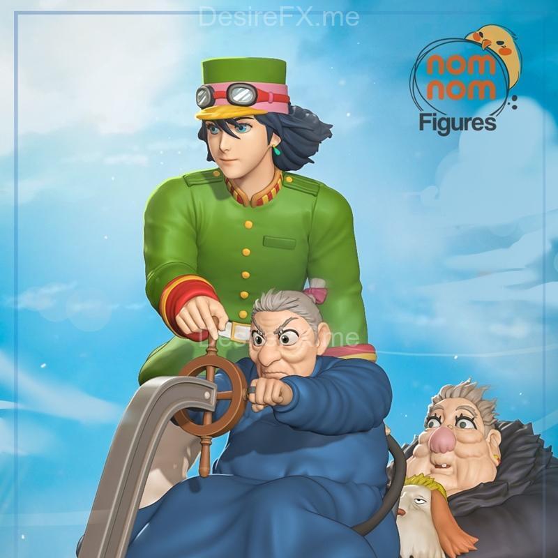 如何打印《霍尔的移动城堡》3D模型|Nomnom Figures – Howl Moving Castle – 3D Print Model STL