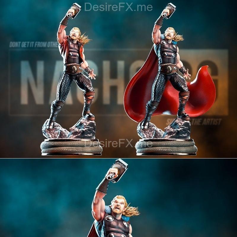 雷神3D打印雕像模型|Fan Art Thor Statue and Bust – 3D Print Model STL