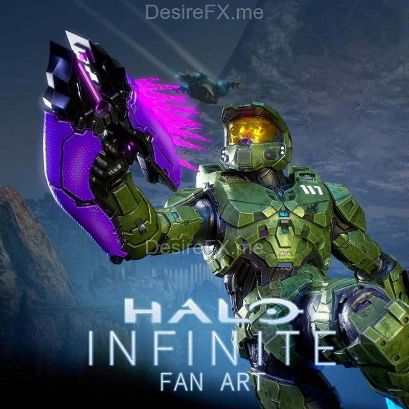 光环无限雕像 - 主教 - 3D打印模型|Halo Infinite Statue – Master Chief – 3D Print Model STL