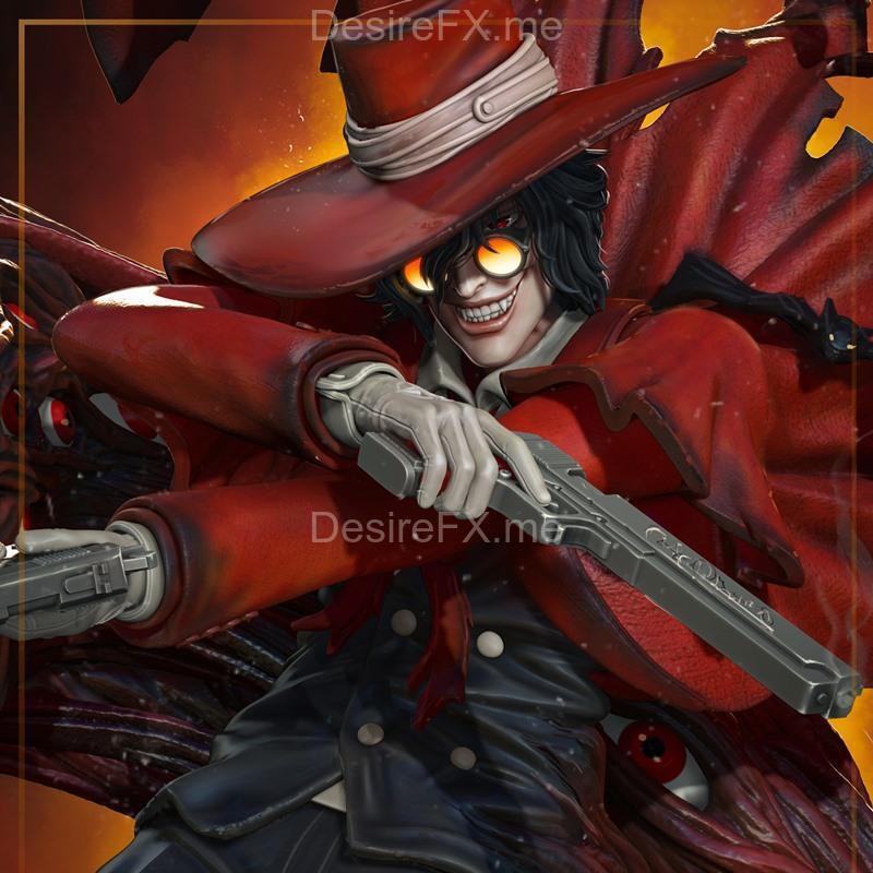 朱尔·阿尔卡德 3D打印模型|Nomnom Figures – Alucard from Hellsing – 3D Print Model STL
