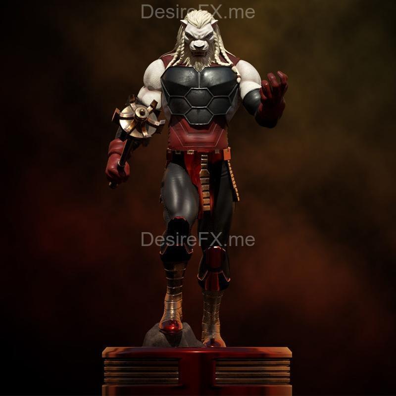 3D打印暴龙雕像模型|Fanart Battle Beast Statue – 3D Print Model STL