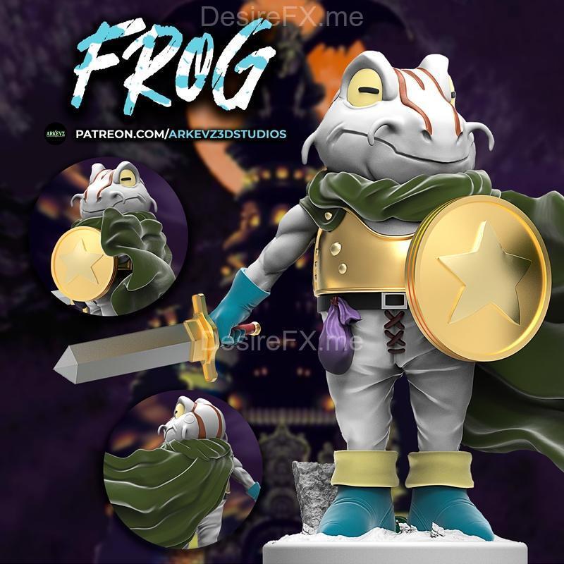Arkevz工作室青蛙3D打印模型|Arkevz Studios – Frog – 3D Print Model STL