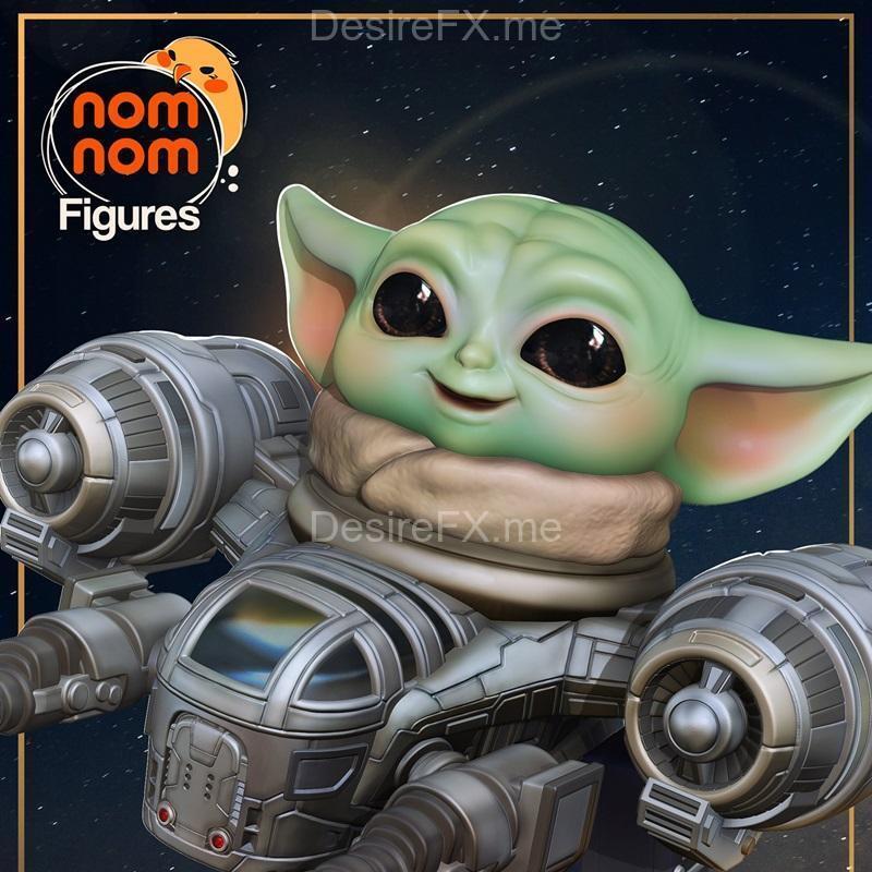 曼达洛人Grogu 3D打印模型|Nomnom Figures – Grogu from Mandalorian – 3D Print Model STL