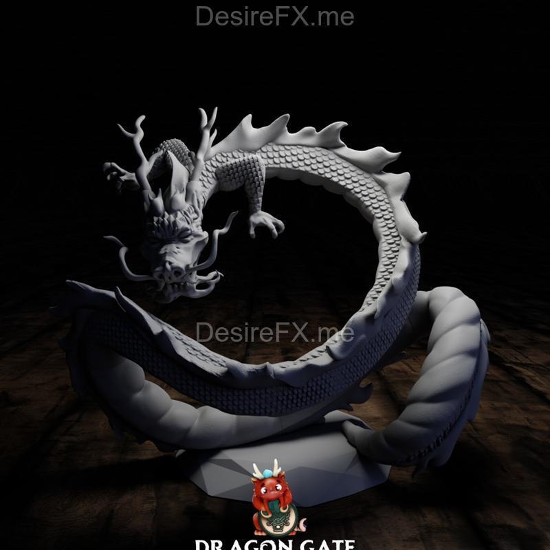 龙门酒馆  celestial dragon 天龙 3D打印模型|Dragon Gate Tavern Celestial Dragon – Tian Long – 3D Print Model STL