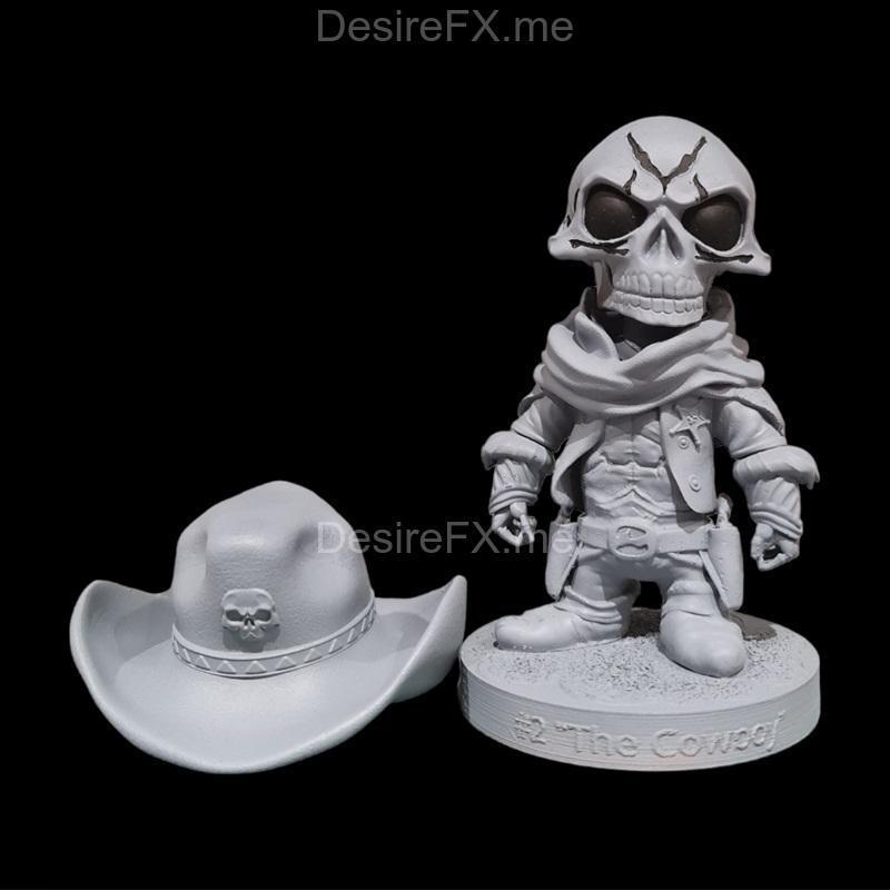 Skullpture 2 3D打印牛仔角色模型|Skullpture 2 the Cowboy – 3D Print Model STL