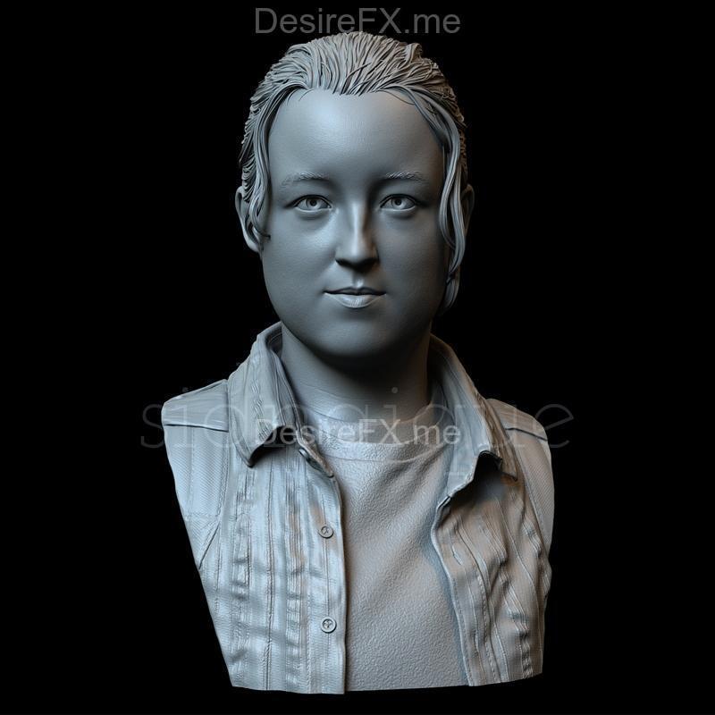 Ellie bust 3D打印模型|Ellie Bust – 3D Print Model STL