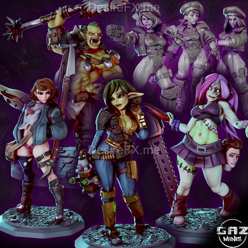 末日风情： apocalypse 3D打印模型|Pin-Ups of the Apocalypse June 2023 – 3D Print Model STL