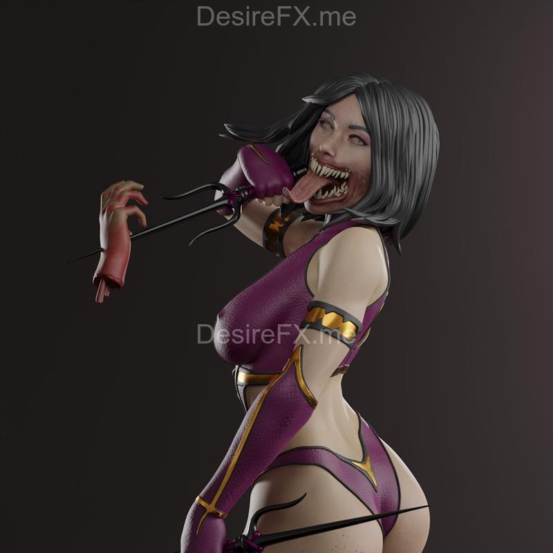Abe3D - 米莉娜 - 3D打印模型|Abe3D – Mileena – 3D Print Model STL