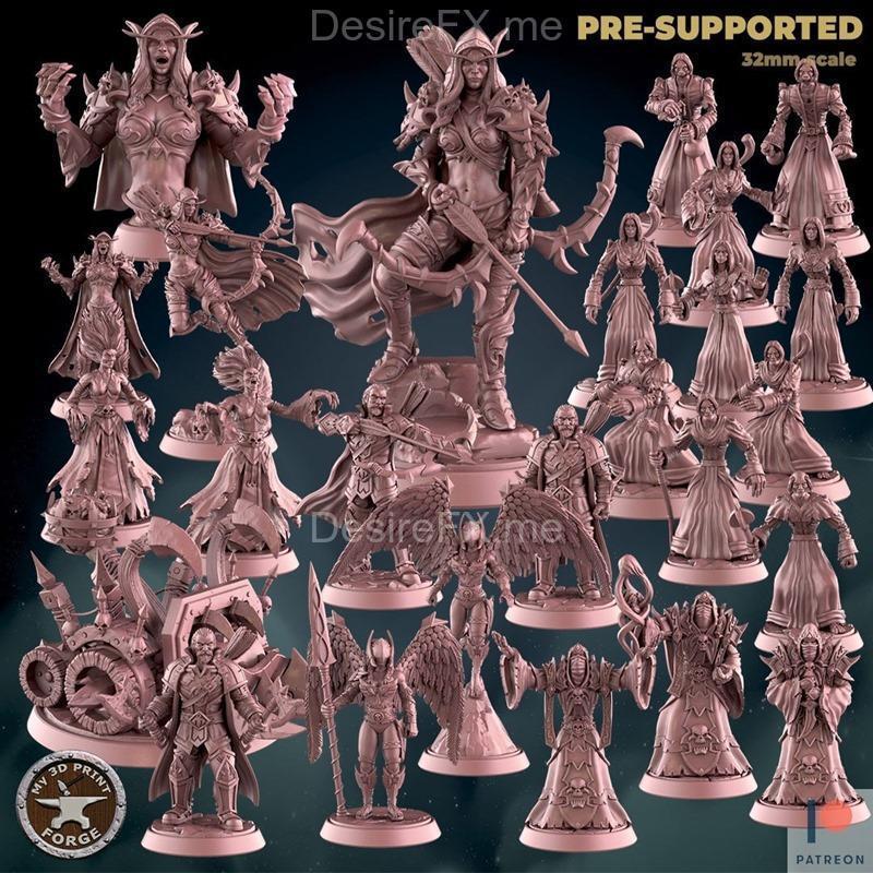 My3DPrintForge - 亡灵版 v2 2023 3D打印模型|My3DPrintForge – Undeads v2 June 2023 – 3D Print Model STL