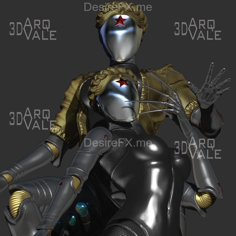 双子——原子之心——3D打印模型|The Twins – Atomic Heart – 3D Print Model STL