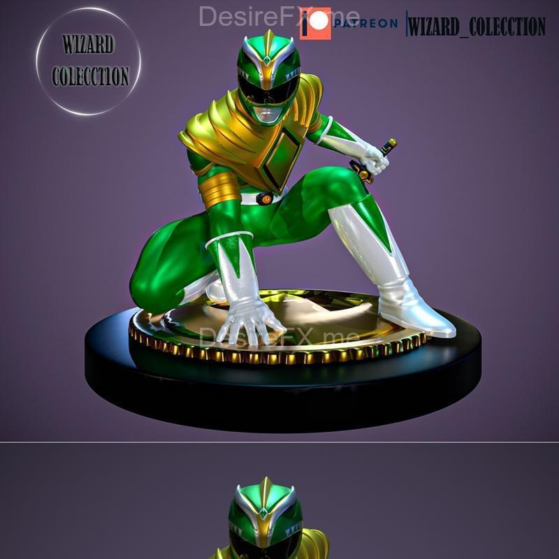 绿战士—— Power Rangers——3D打印模型|Green Ranger – power ranger – 3D Print Model STL