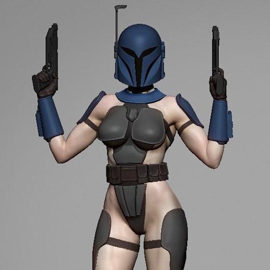 博坎塔·克里兹 3D打印模型|Bo-Katan Kryze – 3D Print Model STL