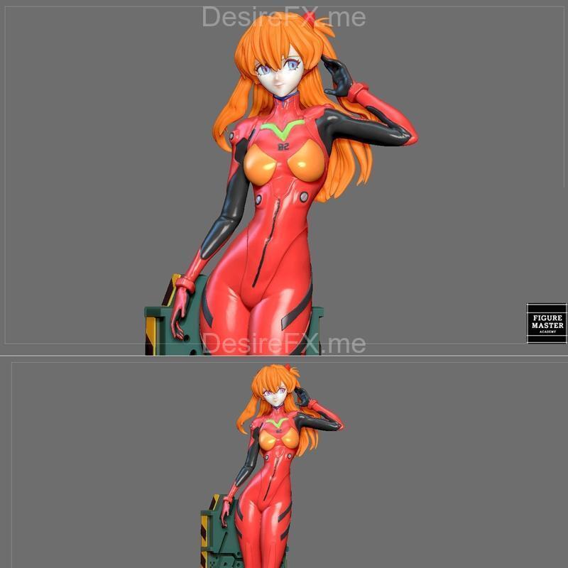 《新世纪福音战士-明日香·兰格利·普吕格-3D打印模型》|Asuka Langley Plug Suit Evangelion Anime Character Pretty Girl – 3D Print Model STL