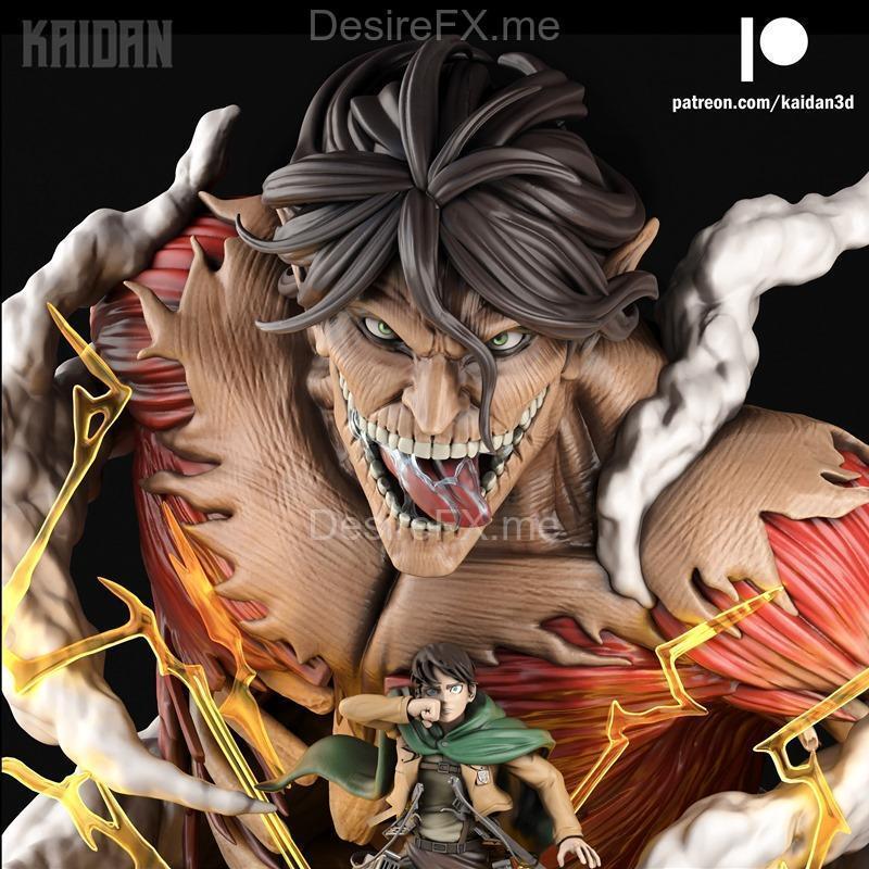 攻击 titan 3D打印模型|The Attack Titan – EXTRA MODEL – 3D Print Model STL