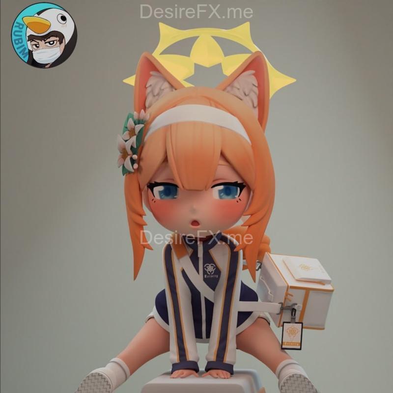 蓝弓档案 瑞比姆 3D打印模型|Blue Archive Mari – Rubim – 3D Print Model STL