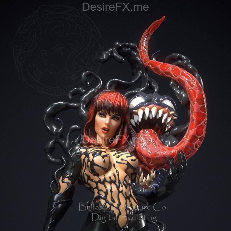 Creative Geek MB 3D打印模型：She Venom角色雕塑|She Venom by Creative Geek MB – 3D Print Model STL