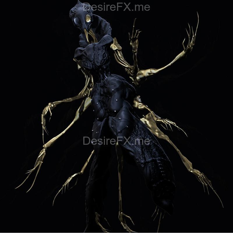 Necronauts 地灵 3D打印模型|Necronauts Geist Action Figure – 3D Print Model STL