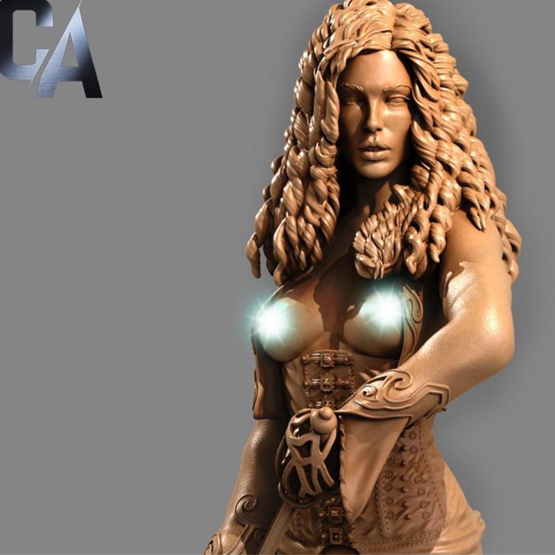 Ca 3d Studios - 安娜·瓦列里乌斯 3D打印模型|Ca 3d Studios – Anna Valerious NSFW Version – 3D Print Model STL