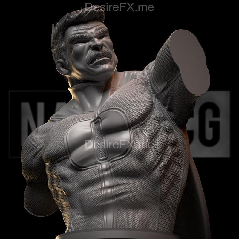 Omniman系列3D打印模型|Omniman Bust – 3D Print Model STL