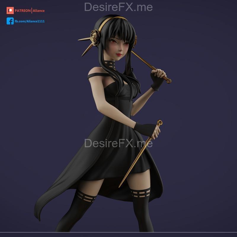 Yor Forger - 诡秘家族 - 3D打印模型|Yor Forger – SpyxFamily – 3D Print Model STL