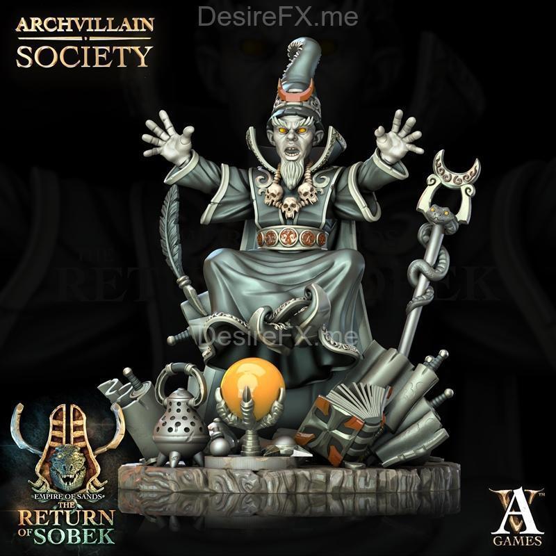 Archvillain Society Vol.XXIV 3D打印模型：动漫游戏角色立体模型集|Archvillain Society Vol.XXIV – 3D Print Model STL