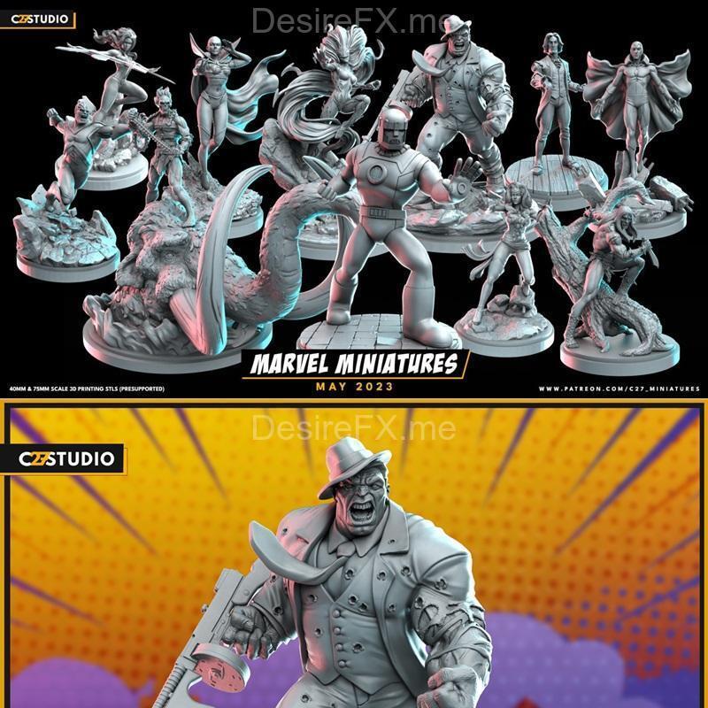 C27 2023 3D打印模型：赛博朋克2077 机械臂角色模型|C27 May 2023 – 3D Print Model STL