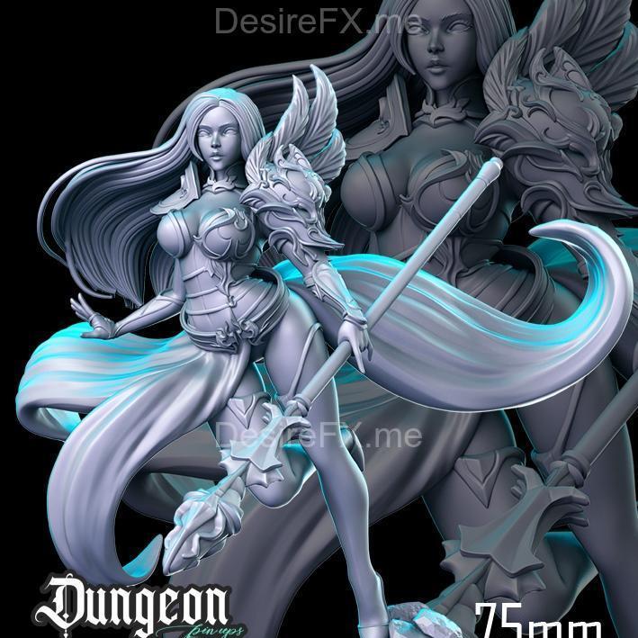 地下城插画师2023年6月作品——3D打印模型STL|Dungeon Pin-ups June 2023 – 3D Print Model STL