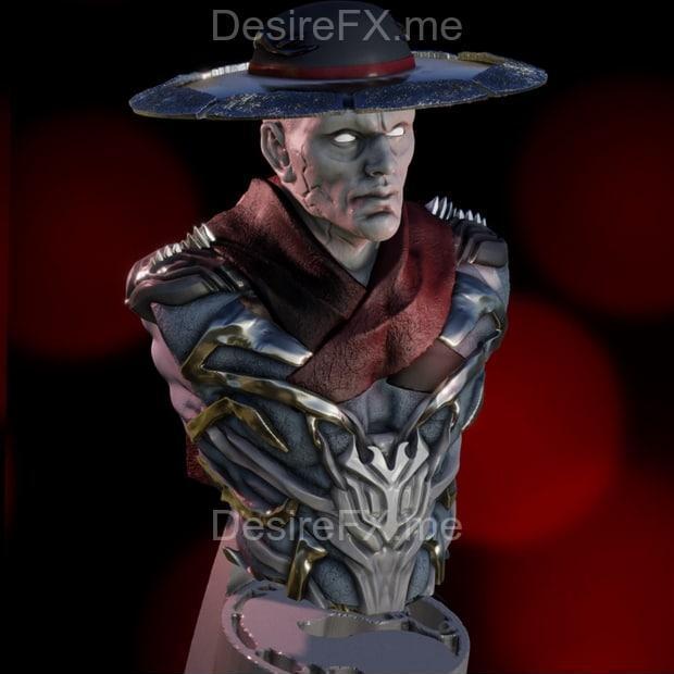 Mortal Kombat 防御者 Kung Lao 3D打印模型|Kabal Bust and Kung Lao from Mortal Kombat Bust – 3D Print Model STL