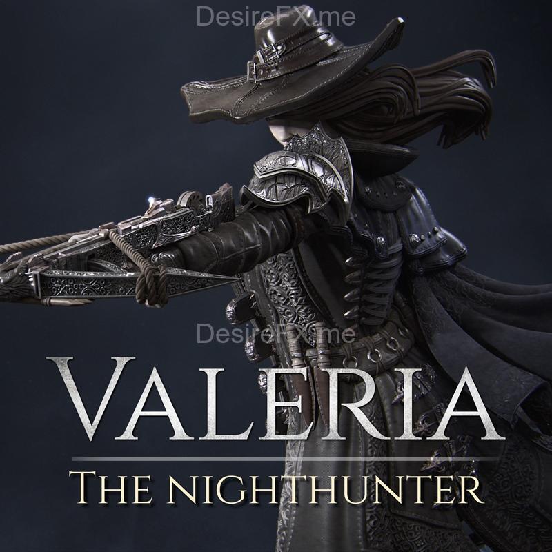 Nerikson 3D打印模型：Valeria角色造型套件|Nerikson – Valeria – 3D Print Model STL