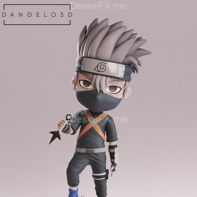 Kakashi 3D打印模型|Kakashi Chibi – 3D Print Model STL
