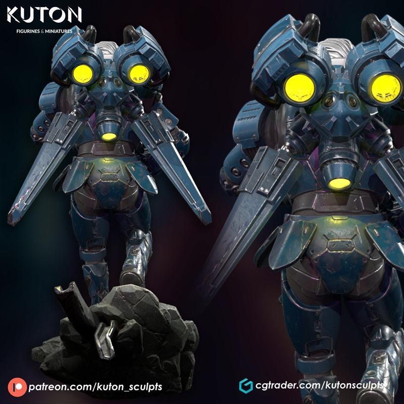 Captain Aris - Kuton - 3D打印模型|Captain Aris – Kuton – 3D Print Model STL