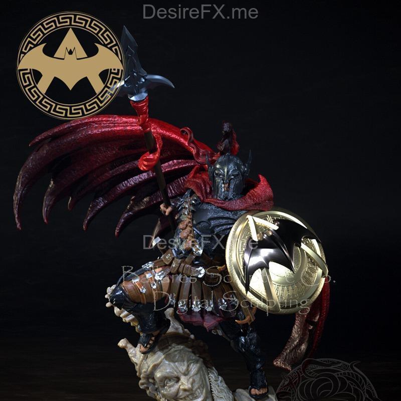 创意鬼才组打造的蝙蝠侠3D打印模型|Spartan Batman by Creative Geek Group – 3D Print Model STL