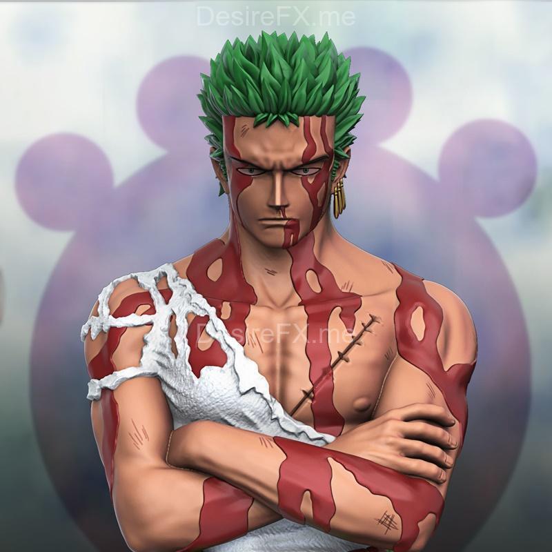 《一人队3D打印模型：海贼王·罗罗亚·索隆》|Zoro Sacrifice One Piece – 3D Print Model STL