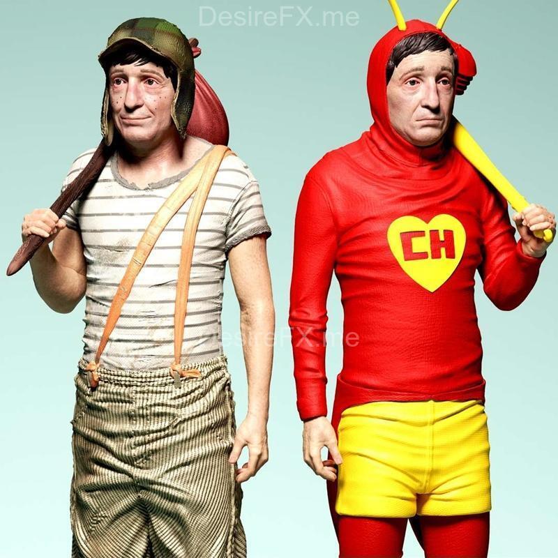 查韦斯 - 查波罗 - 3D打印模型|Chaves – Chapolin – 3D Print Model STL